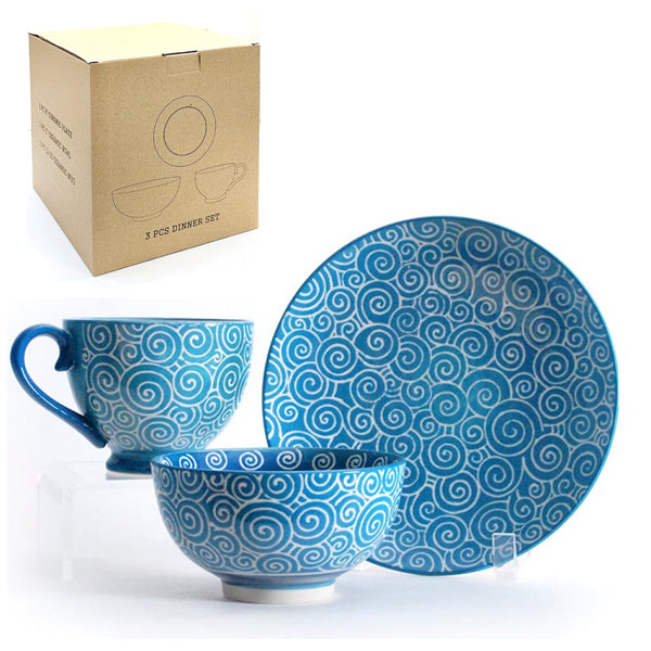 PLATE/BOWL/MUG 3pc SET