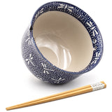 Bowl With/Chopsticks - 18fl. oz. / 5"D x 3.75"H
