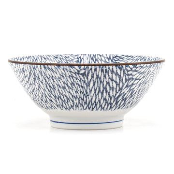 Japanese Large Bowl - 26 fl. oz. /  6.85"D x 2.85"H - Mujina/Kiku-Bulk Pak