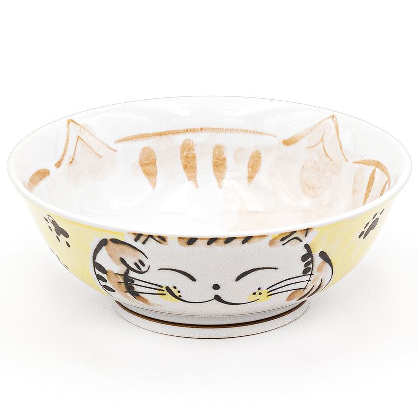 7.5"D x 2.75"H BOWL Aqua Cat 34oz (ye)