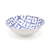 Japanese Bowl Set 5pc - 5.35"D x 1.75"H / Eclectic Design (waves, diamonds, and lattice motifs)