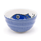Japanese Medium Bowl-Fish 5.25"Dx3"H
