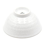 Japanese Deep Medium Bowl -Sumie Soshun, White Sakura