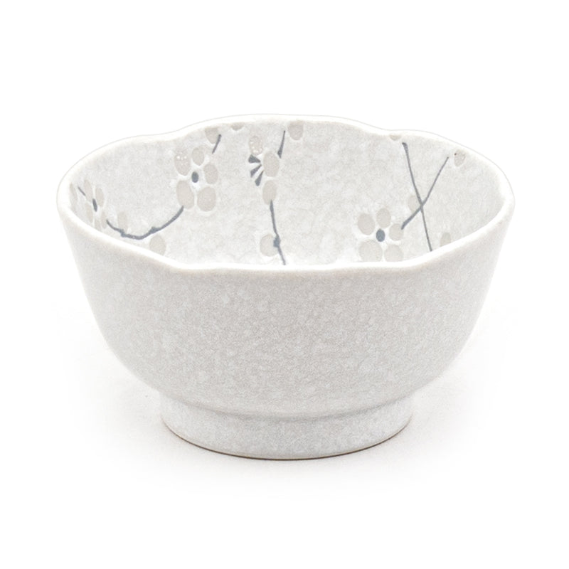 Pale Floral Ceramic Bowl — 10 fl. oz., 4½ in