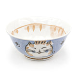 Japanese Medium Bowl - Cat, 6"D x 2.75"H