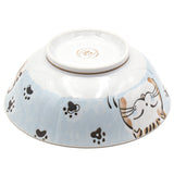7.5"D x 2.75"H BOWL Aqua Cat 34oz (bu)