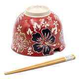 Bowl With/Chopsticks - 18fl. oz. / 5"D x 3.75"H