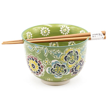 Bowl With/Chopsticks - 18fl. oz. / 5"D x 3.75"H
