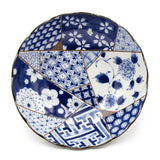 Japanese Shallow Bowls - 20 fl. oz / 6.6"D x 2"H / Aoi Yuzen