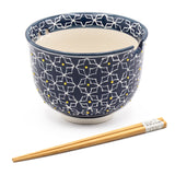 Bowl With/Chopsticks - 18fl. oz. / 5"D x 3.75"H