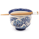 Bowl With/Chopsticks - 18fl. oz. / 5"D x 3.75"H