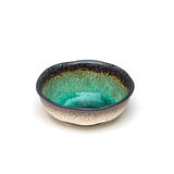 Turquoise Glazed Japanese Medium Bowl 5"Dx1.75"H