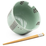 Bowl With/Chopsticks - 18fl. oz. / 5"D x 3.75"H