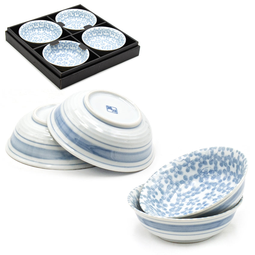 5.25"D X 1.75"H BOWL SET 4PC