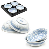 5.25"D X 1.75"H BOWL SET 4PC