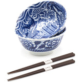 2pc Bowl Set With / Chopsticks