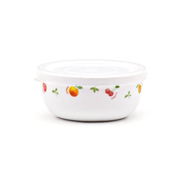 8CMD BOWL W/LID CERM RD No.1 (wh)