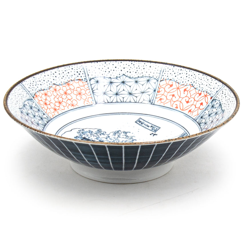 Japanese Large Bowl The Great Wave off Kanagawa 9.75"D x 3"H