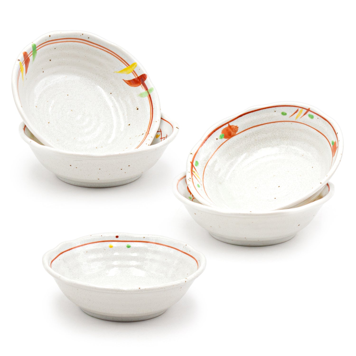 BOWL PC 5PC RD (as)