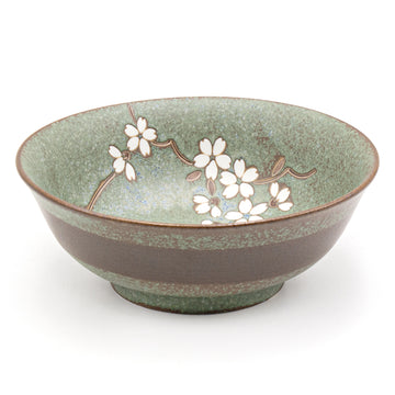 Japanese Noode Bowl Sakura Garden - 28 fl. oz. / 7.5"D x 3"H