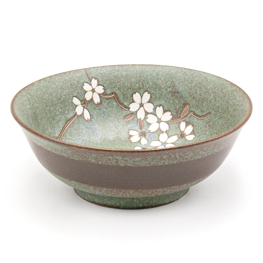 Japanese Noode Bowl Sakura Garden - 28 fl. oz. / 7.5"D x 3"H