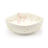 Japanese Medium Bowl - Sakura 6.5"Dx2.5"H, Irregular Shape