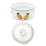Bowl With/Lid 6"Dx3"H