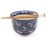 Bowl With/Chopsticks - 18fl. oz. / 5"D x 3.75"H