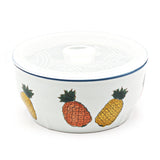 Bowl With/Lid 6"Dx3"H
