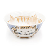 Japanese Medium Bowl - Cat, 6"D x 2.75"H