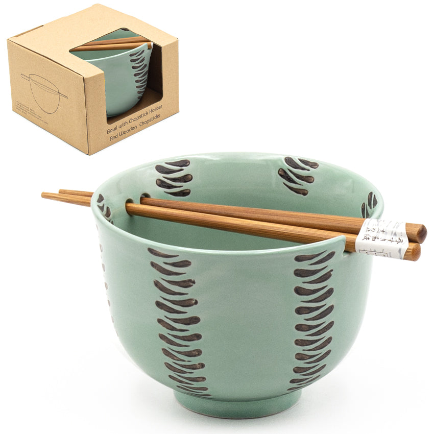 Bowl With/Chopsticks - 18fl. oz. / 5"D x 3.75"H