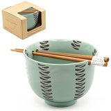 Bowl With/Chopsticks - 18fl. oz. / 5"D x 3.75"H