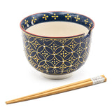 Bowl With/Chopsticks - 18fl. oz. / 5"D x 3.75"H