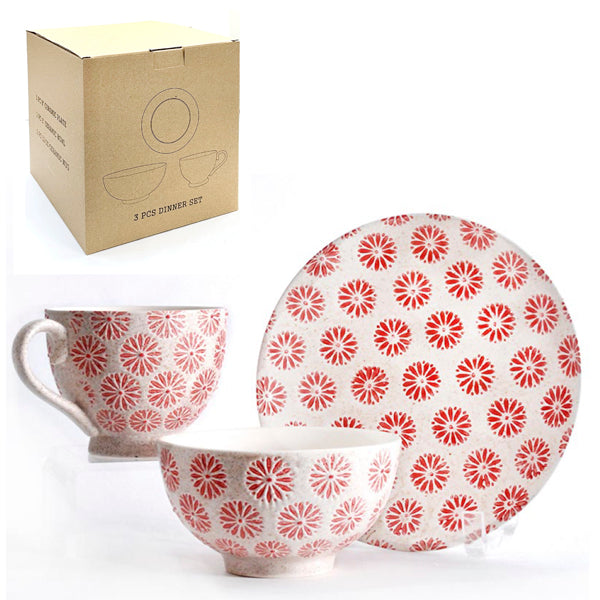 PLATE/BOWL/MUG 3pc SET