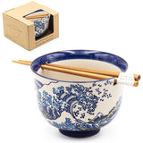 Bowl With/Chopsticks - 18fl. oz. / 5"D x 3.75"H