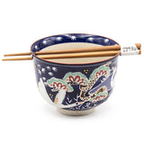Bowl With/Chopsticks - 18fl. oz. / 5"D x 3.75"H