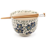 Bowl With/Chopsticks - 18fl. oz. / 5"D x 3.75"H