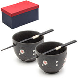 2pc Bowl Set With/Chopsticks