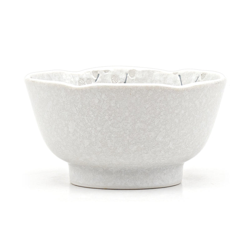Pale Floral Ceramic Bowl — 10 fl. oz., 4½ in