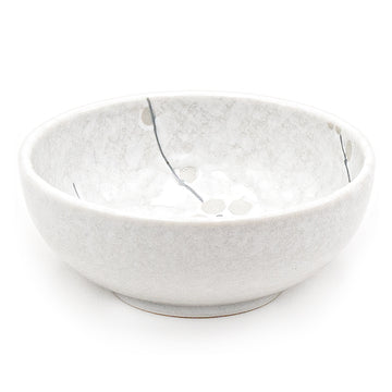 4.5"D Medium Bowl - White Sakura