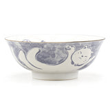 Japanese Noode Bowl Light Blue Cat - 28 fl. oz. / 7.5"D x 3"H