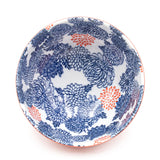 Japanese Medium Bowl -Flower, 5"Dx2.75"H