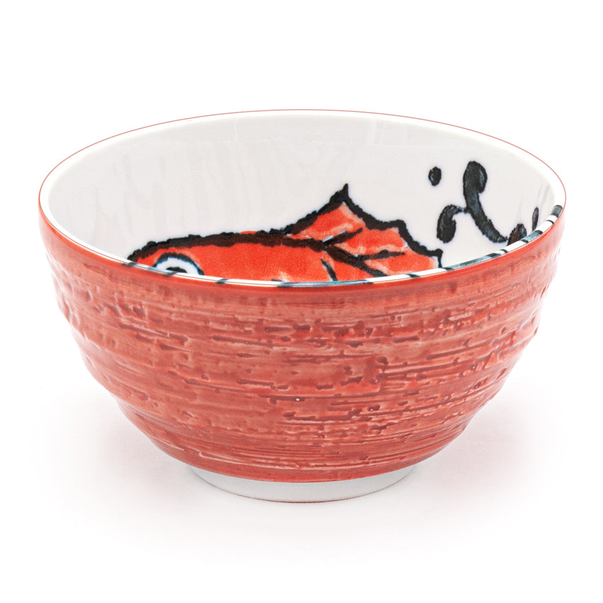 Japanese Medium Bowl - Snapper, 6.25"Dx3.5"H