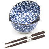 2pc Bowl Set With / Chopsticks