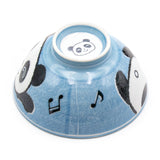 4.25"Dx2"H RICE BOWL panda (bu)