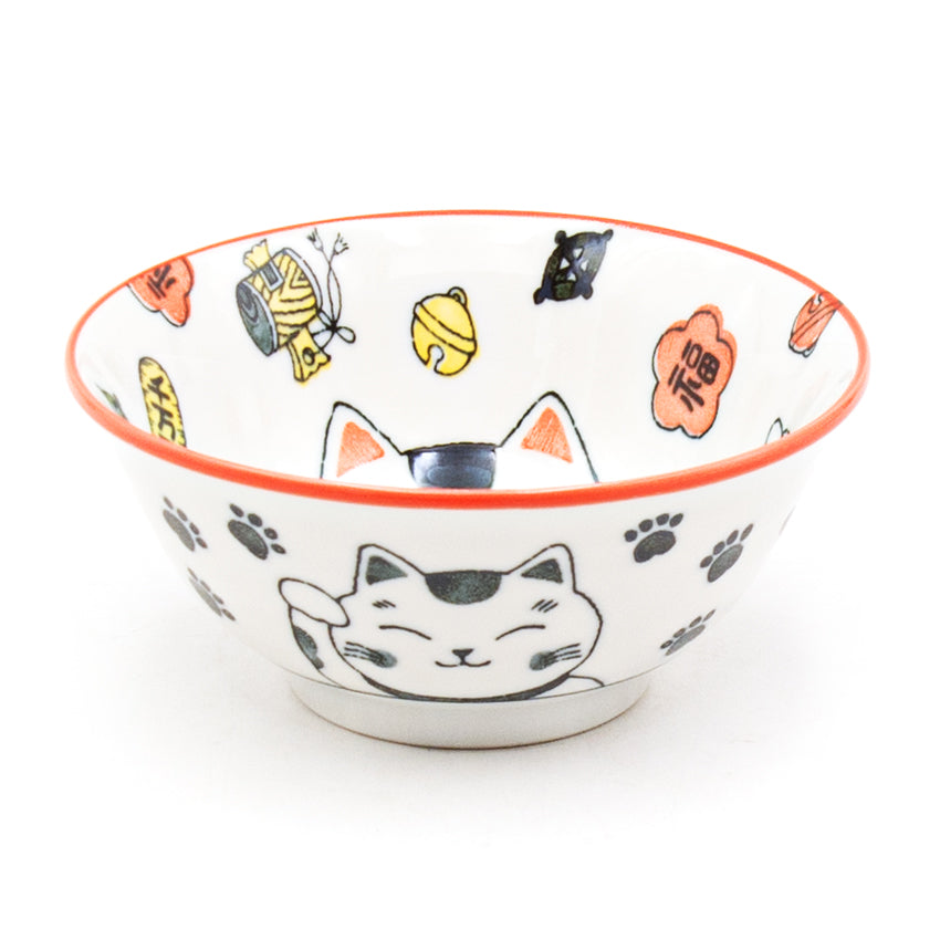 Japanese Medium Bowl - 18 fl. oz. / 5.75"D x 2.65"H  Engi-neko