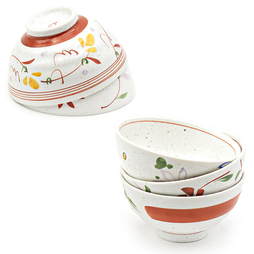 Japanese Medium Bowl Set 5pc - 4.35"D x 2.25"H