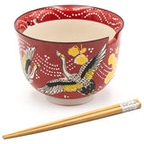 Bowl With/Chopsticks - 18fl. oz. / 5"D x 3.75"H