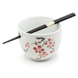 2pc Bowl Set With/Chopsticks