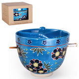 BOWL W/CONDIMENT DIV-LID & CHOPS (bu)